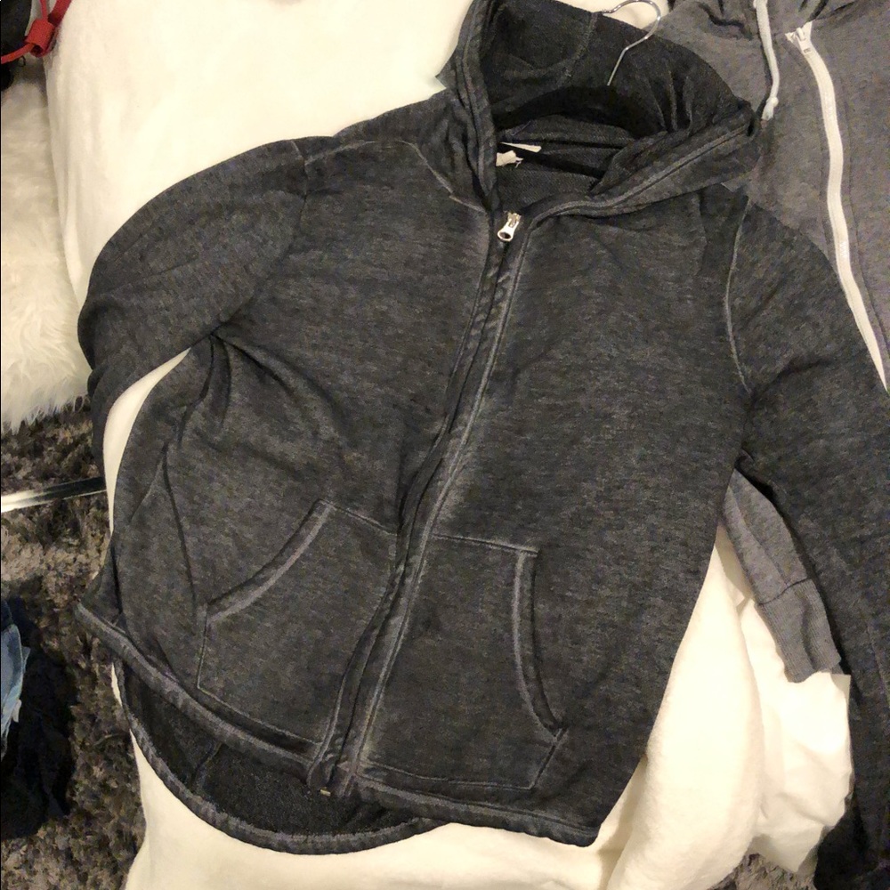 Two zip ups